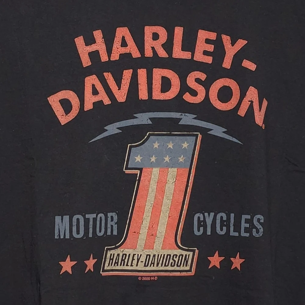 Harley Davidson T Shirt Men's 5XL Black Wisconsin H-D OCNOMOWOC WI Graphic #1 - Picture 3 of 5